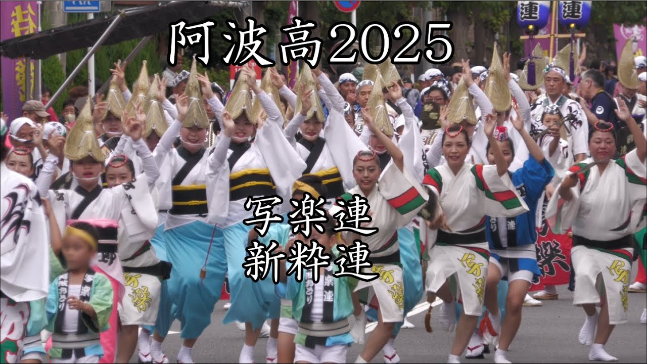 写楽連・新粋連｜阿波高2025 ノーカット【東京都板橋区西台】