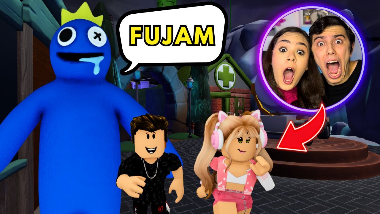 AZUL BABÃO NÃO PARA DE TENTAR NOS ATACAR NO ROBLOX!!