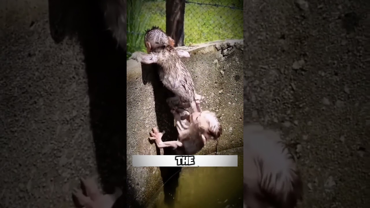 The Heartwarming Monkey Rescue: Teamwork and Friendship in Action! #shorts #short