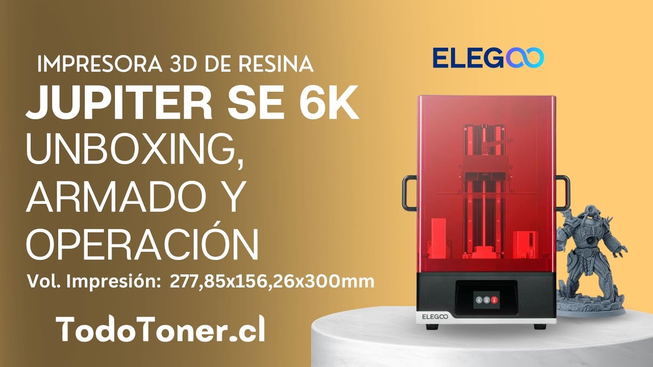 ELEGOO JUPITER SE - Unboxing y Tutorial de Armado 🛠 (En Espa&ntilde;ol)