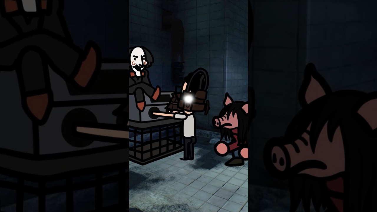 When You Try to REMOVE Your Head Trap #deadbydaylight #dbd #dbdmemes #animation