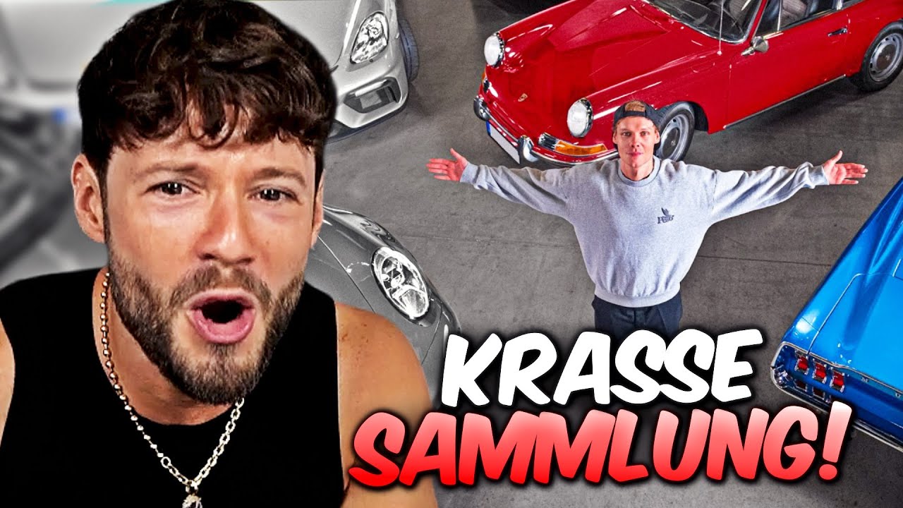 Mein Bro hat Geschmack🔥Saschas AUTOSAMMLUNG! Sascha Hellinger Reaction