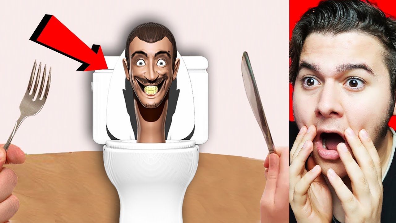 ÖĞLE YEMEĞİNDE SKİBİDİ TUVALET YİYEN ADAM !! (Skibidi Toilet)