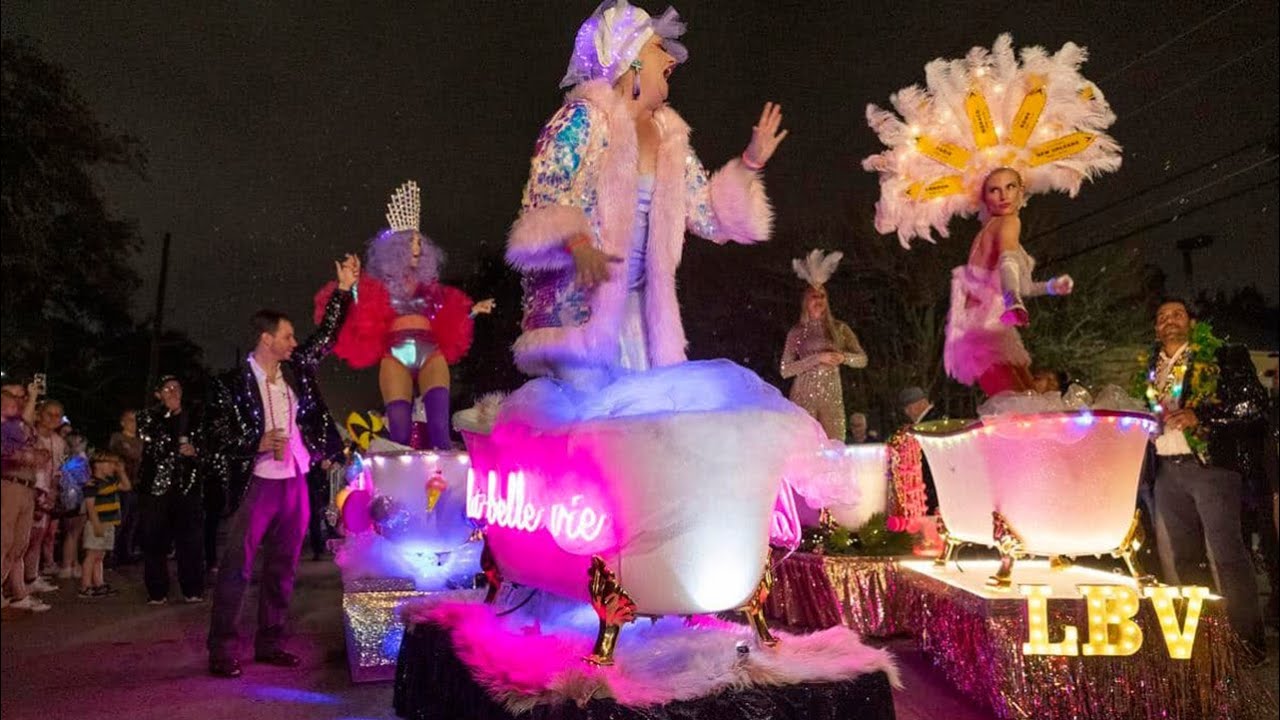 Les Bonnes Vivantes in Krewe of Muses Parade 2023   HD 1080p