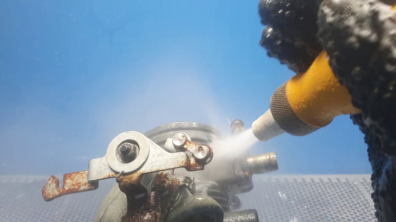 Homemade vapour Blaster 1st use.