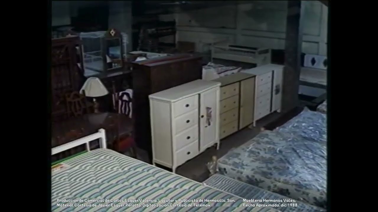 Dos spots de Mueblería Hermanos Vales, diciembre de 1988, por Carlos Esquer Valencia (voz).