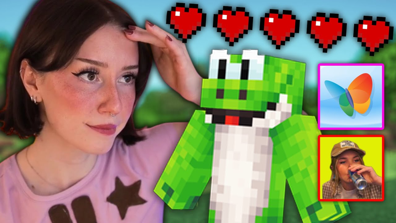 Who Keeps Taking Damage?! 😡 Shared HP Minecraft w/ Samwitch & Chiblee