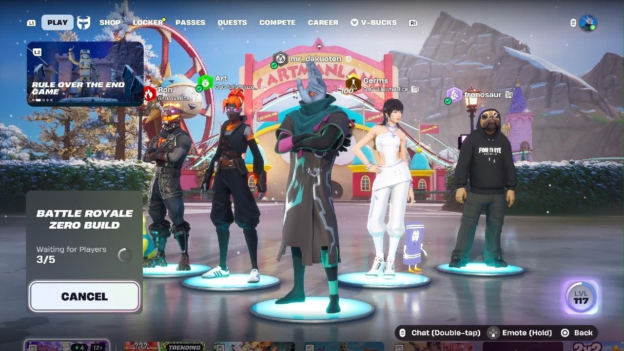 Fortnite Quints Gameplay Zero Build