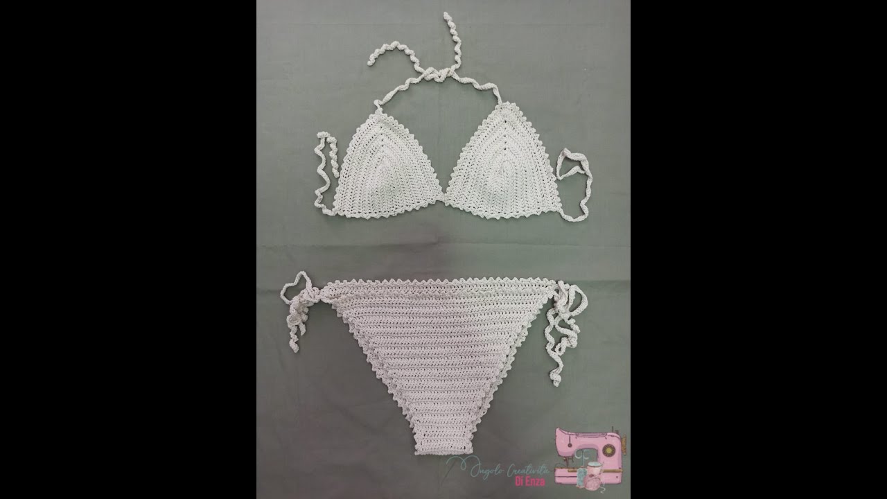 Costume mare 👙 Bikini all'uncinetto parte sopra 🧶 Facile e veloce