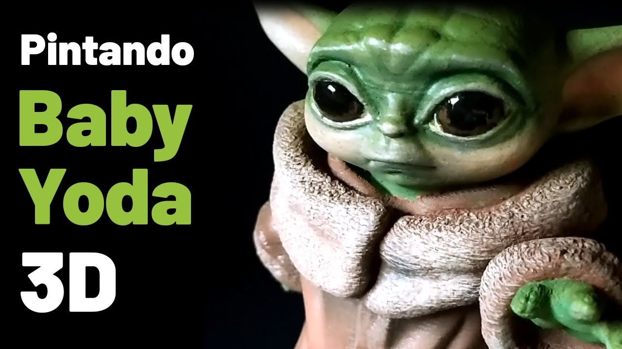 Pintando o Baby Yoda