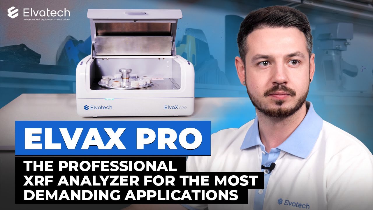 ElvaX Pro: The professional XRF analyzer for the most demanding applications.