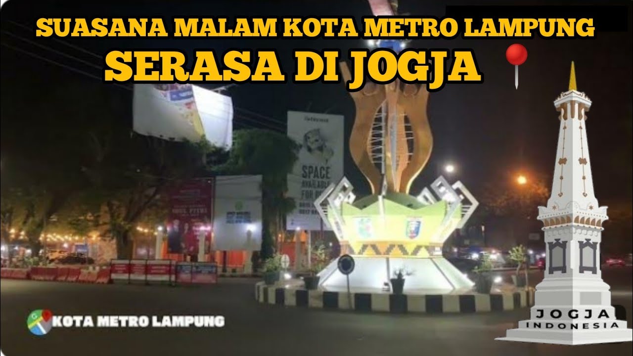 SUASANA PERJALANAN KOTA METRO LAMPUNG SERASA DI JOGJA ?? #kotametro
