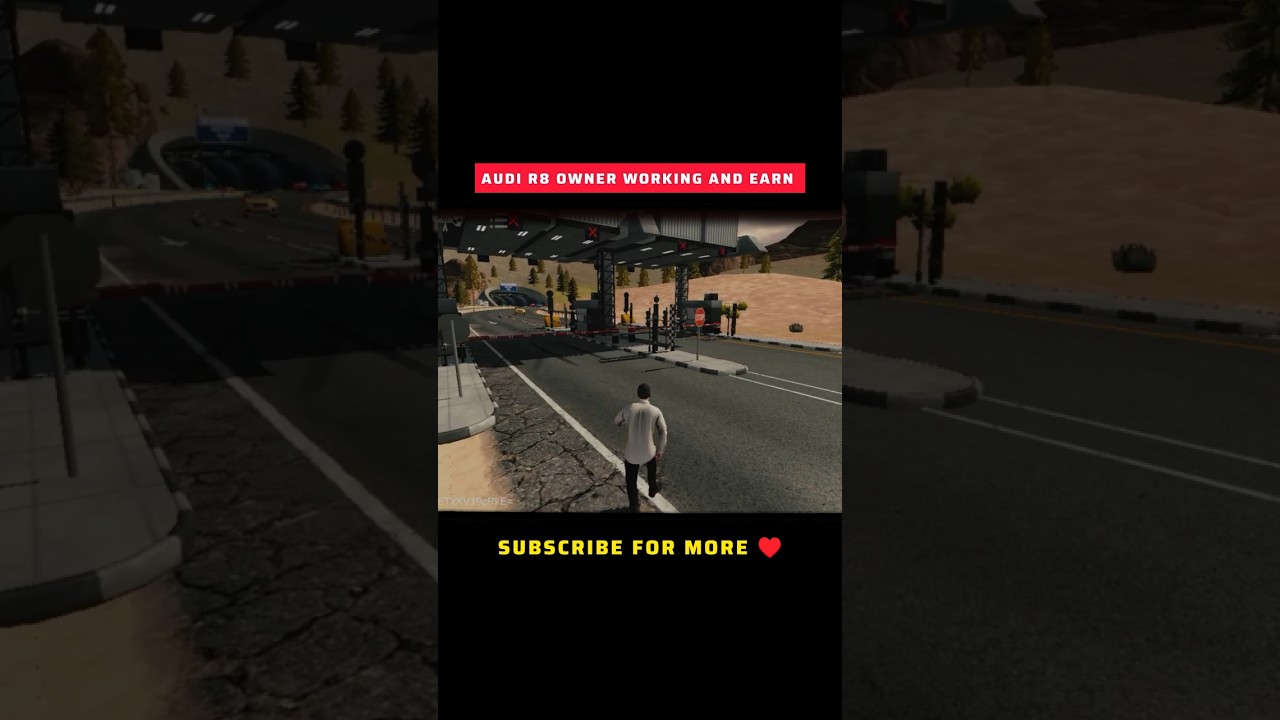 Toll Gate Working in Car Parking Multiplayer#shorts