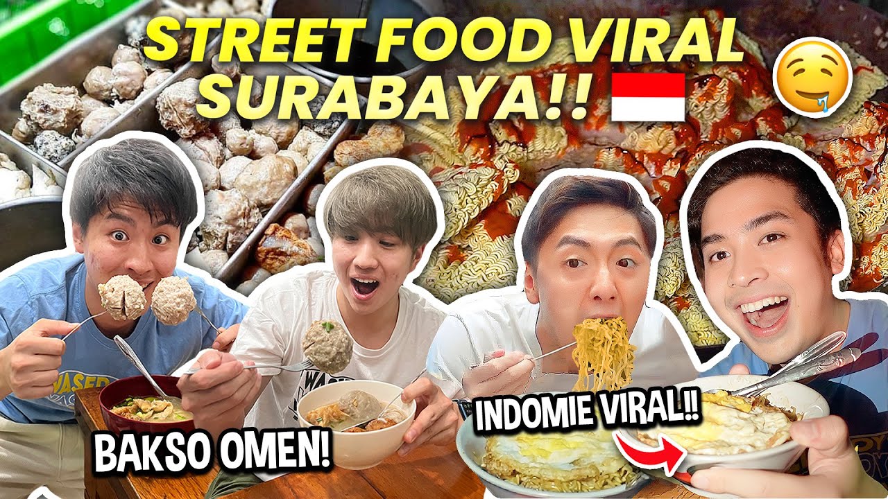 RUAME POL!! MAKAN INDOMIE & BAKSO VIRAL SURABAYA! | WASEDABOYS VLOG