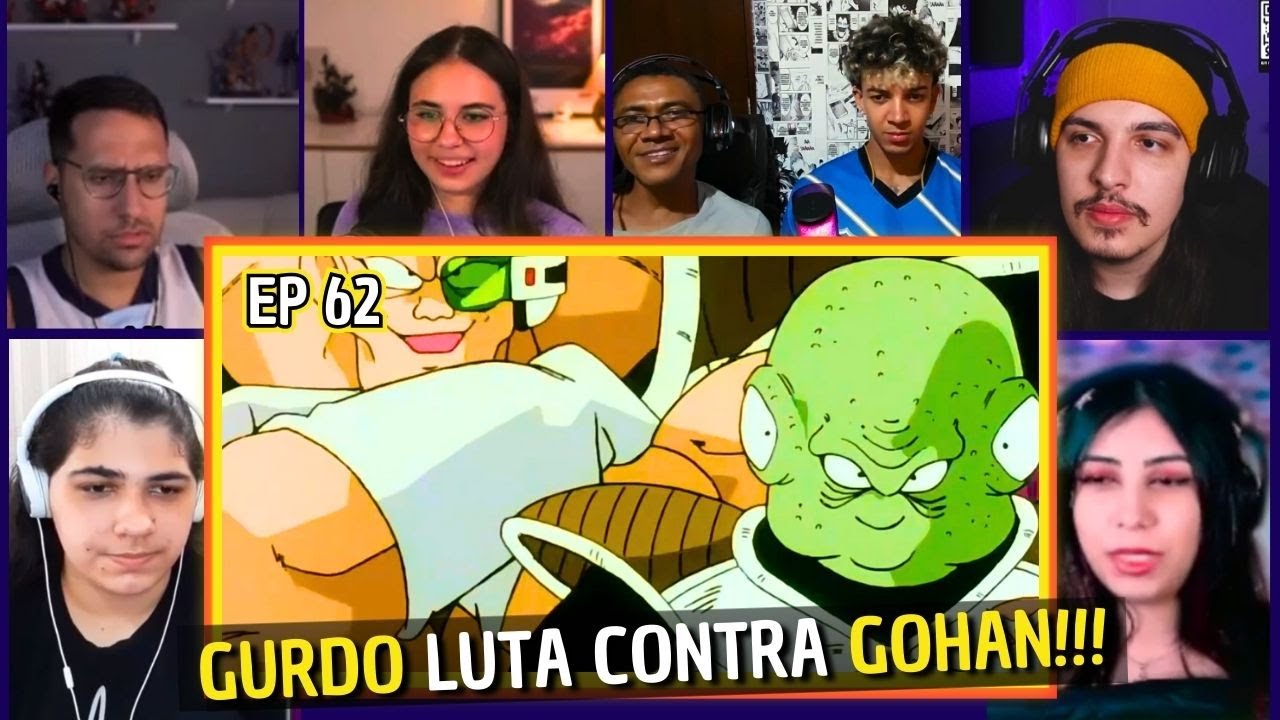 AS FORÇAS ESPECIAIS GNYU SE PREPARAM PARA ATACAR!!! Multi-Reações  - Dragon Ball Z EP 62