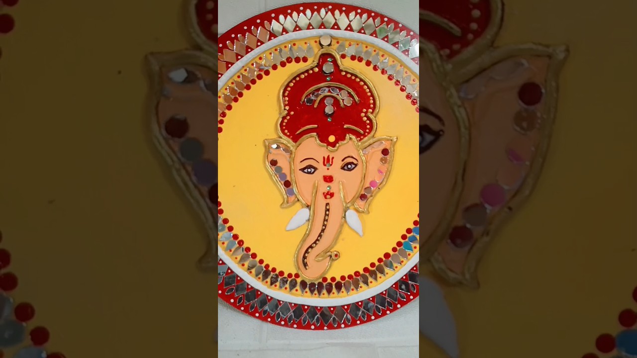 deva ji lippan art 💗#lippanart #deva #shorts #youtubeshorts #viral