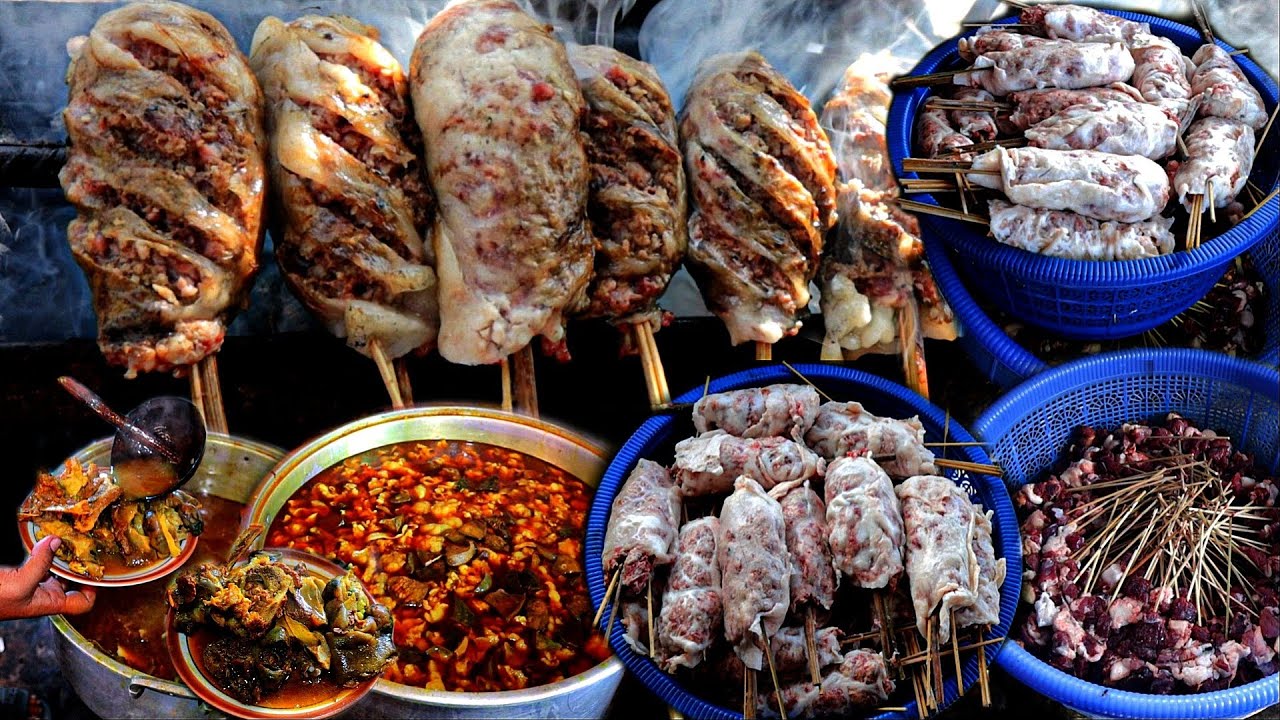 SATE KAMBING PAK NARTO SOLO, UKURAN SATE BUNTELNYA PALING JUMBO SE INDONESIAI!!