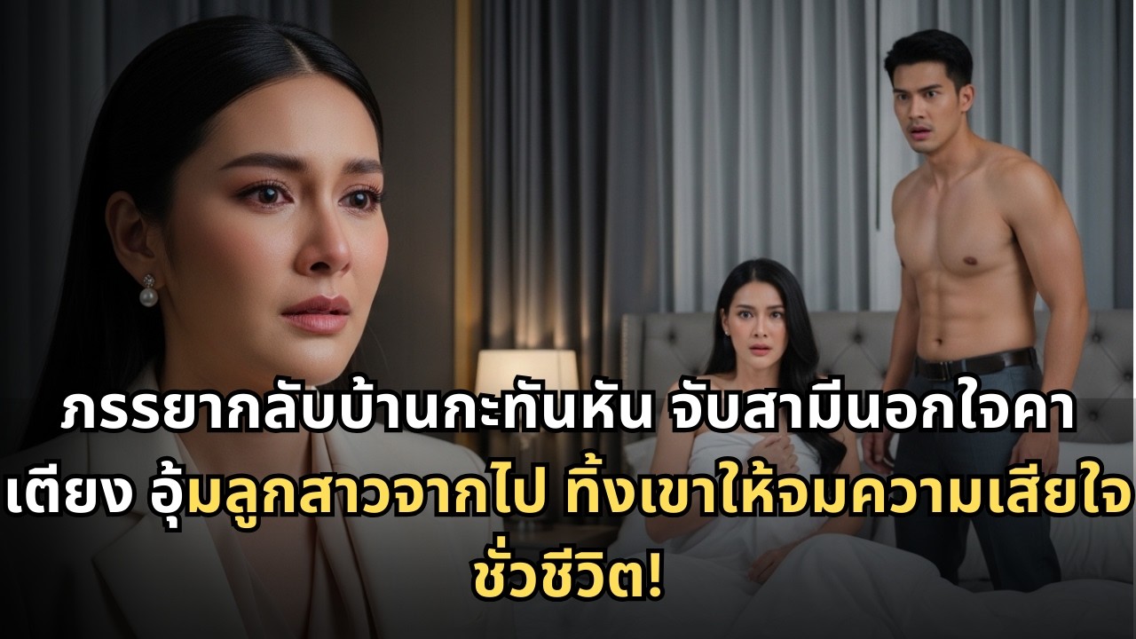ภรรยากลับบ้านกะทันหัน จับสามีนอกใจคาเตียง อุ้มลูกสาวจากไป ทิ้งเขาให้จมความเสียใจชั่วชีวิต!