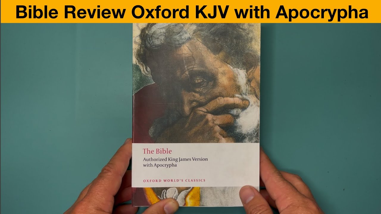 Оксфордский перевод Библии короля Якова с обзором апокрифов #kjv #apocrypha #oxford #biblereview ...