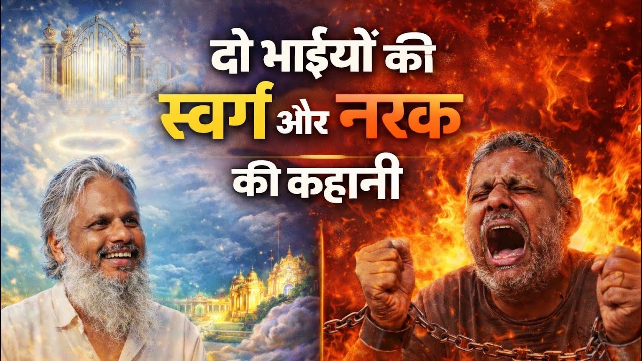 दो भाईयों की कहानी | एक स्वर्ग गया दूसरा नरक | सच्ची सीख#yogijikasatsang #swarg #guruji #story 