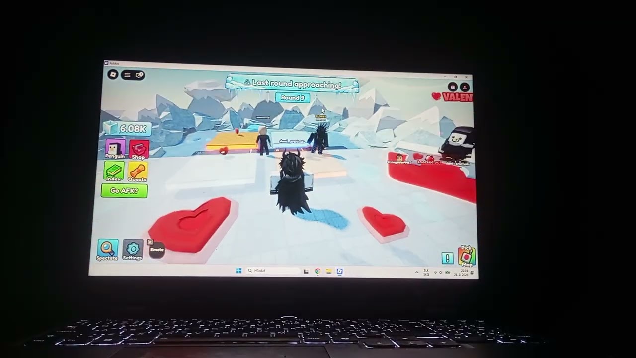 I played knockout for the first time.