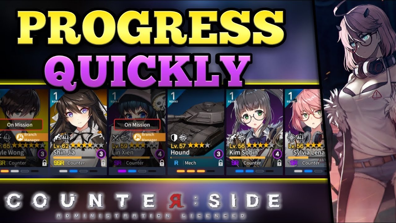 [COUNTER: SIDE] PROGRESSION GUIDE, HOW TO FARM GOLD, GET MORE RESOURCES
