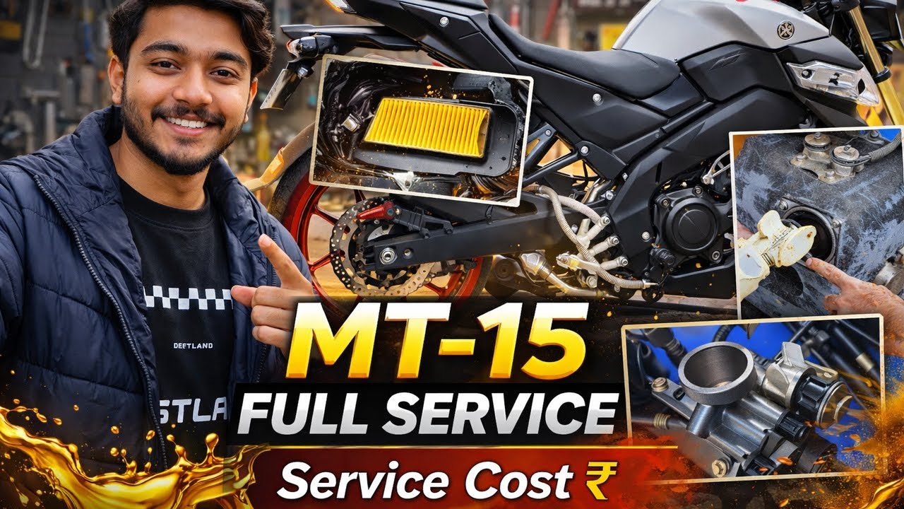 MT-15 Full Service 🔧 | Service Cost Kitna Aaya? 😱 (Full Breakdown)