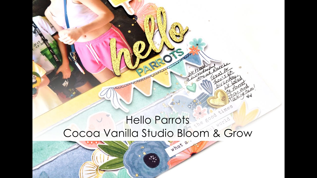 Hello Parrots | Bloom & Grow Collection | 