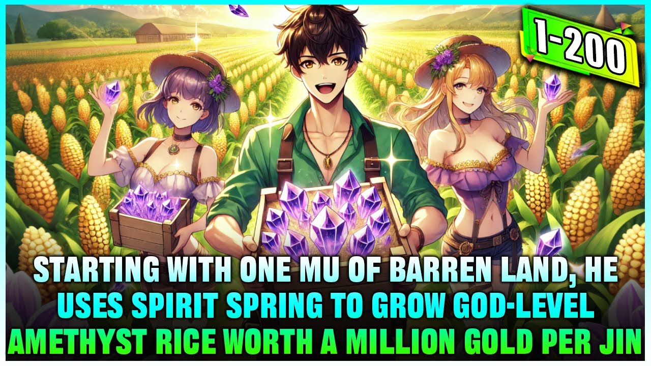 He Can Travel Between Worlds to Farm, and His Amethyst Rice Sells for a Million Gold per Pound!