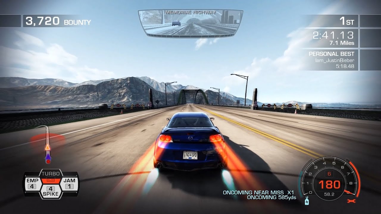 Need For Speed Hot Pursuit - I HAVE BEAT 5:10 USING ROTARY POWER!