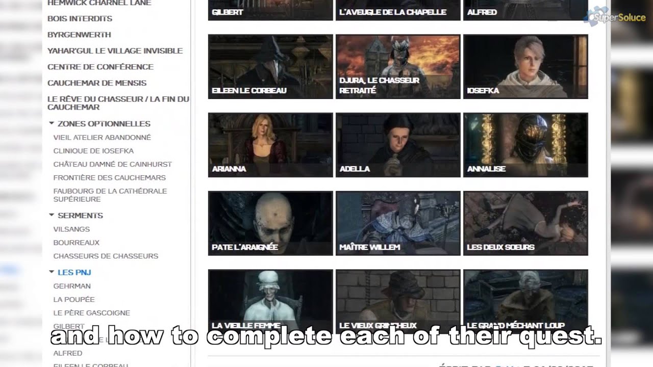 Guide Bloodborne 100% (EN & FR) by Supersoluce