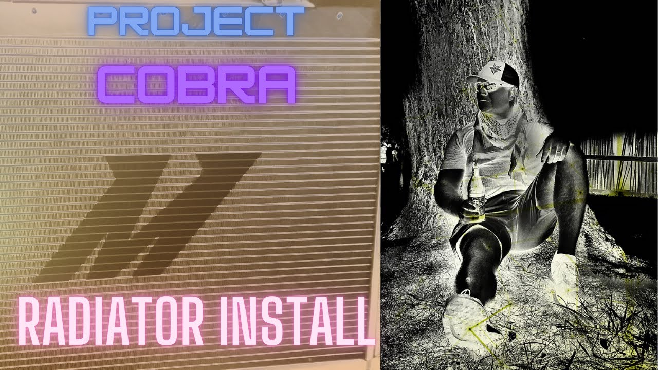 Getting creative with the new radiator install. Factory Five Cobra Project