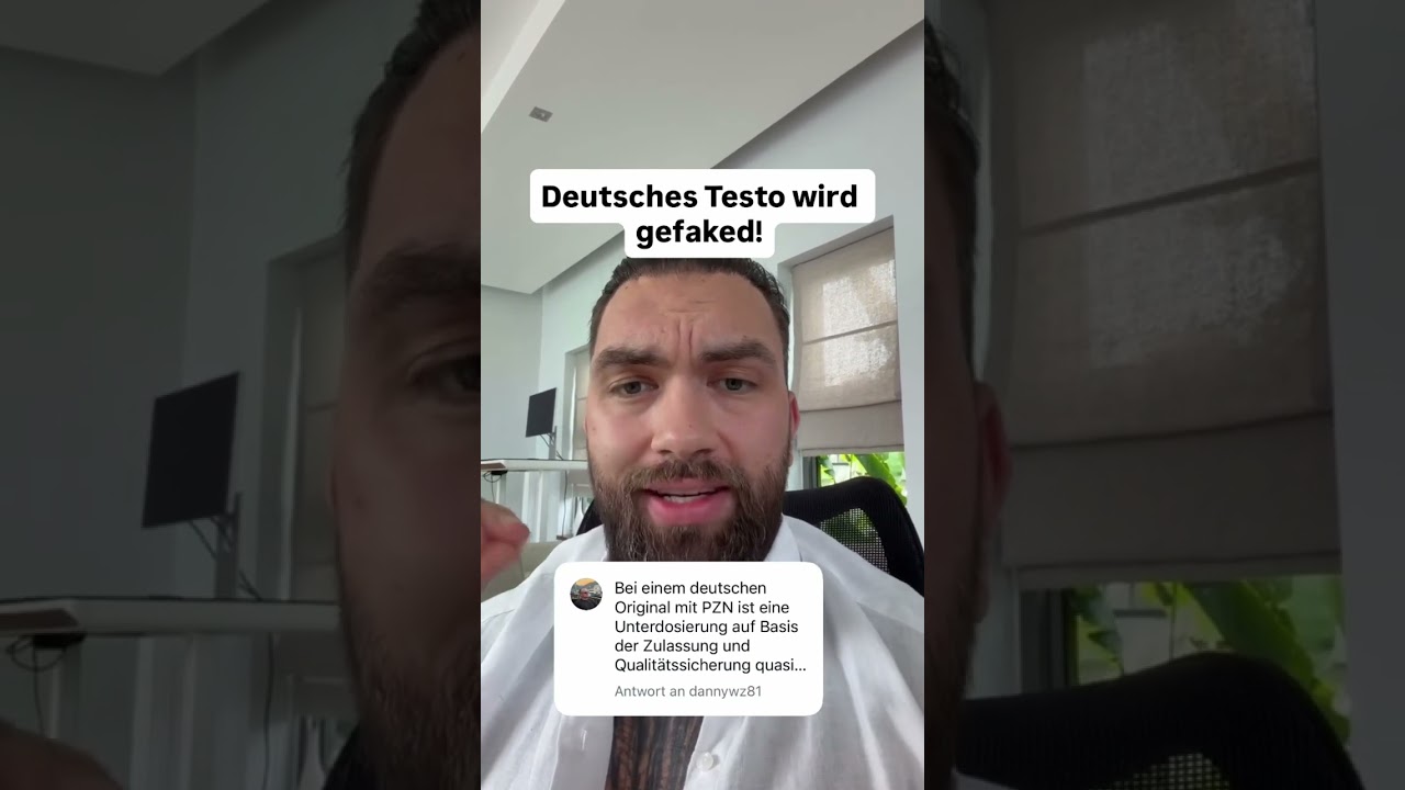 Auch deutsches Apotheken-Testo wird gef&auml;lscht! 😱