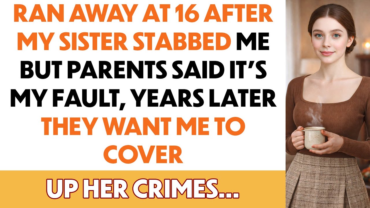 Ran Away At 16 After My Sister Stabbed Me But Parents Blamed Me, Years Later They Want Me To Cover..