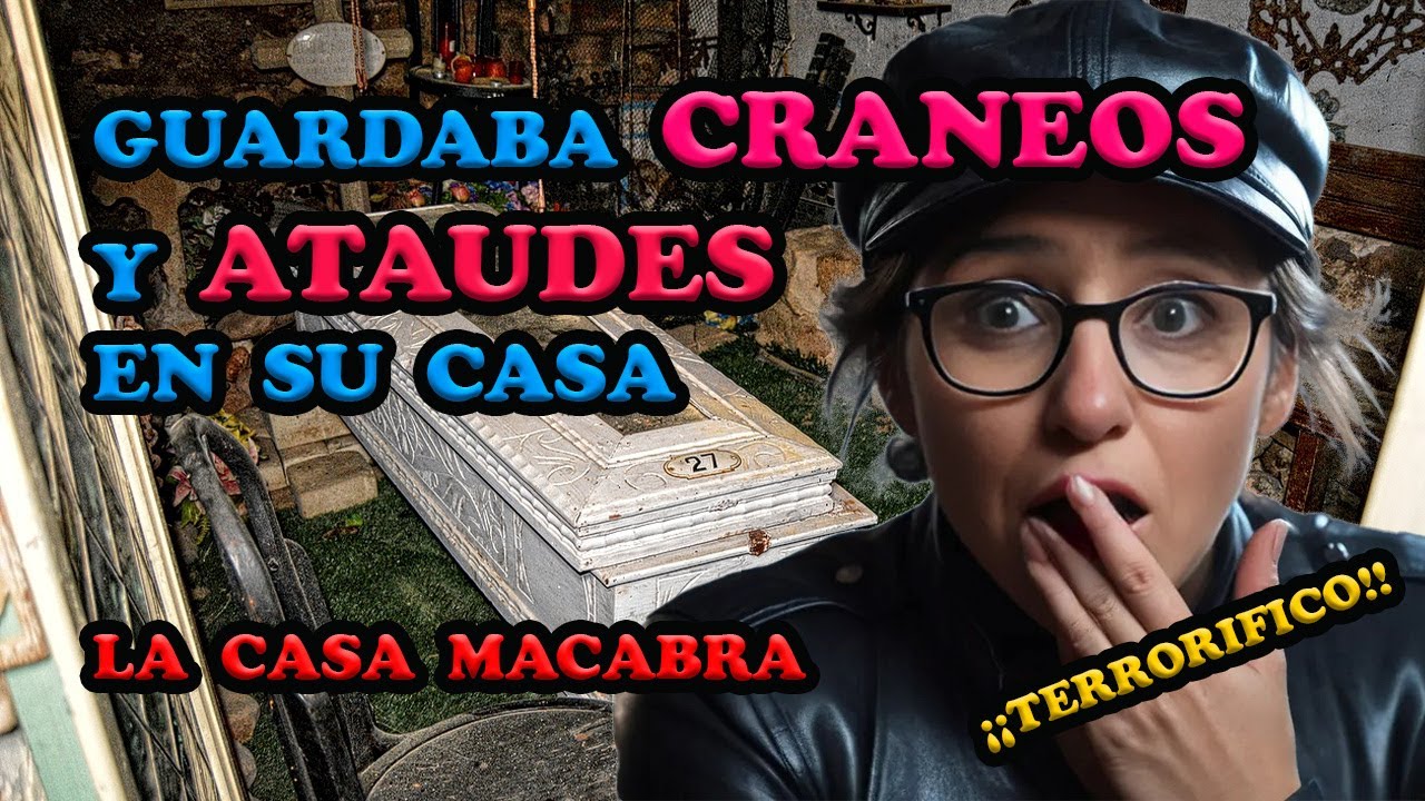 La casa mas aterradora del mundo - guarda craneos y ataudes #lugaresabandonados #urbex