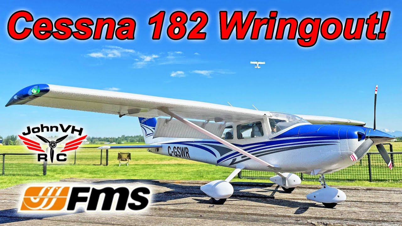 PERFORMANCE WRING OUT!! NEW FMS Cessna 182! 4s power! 