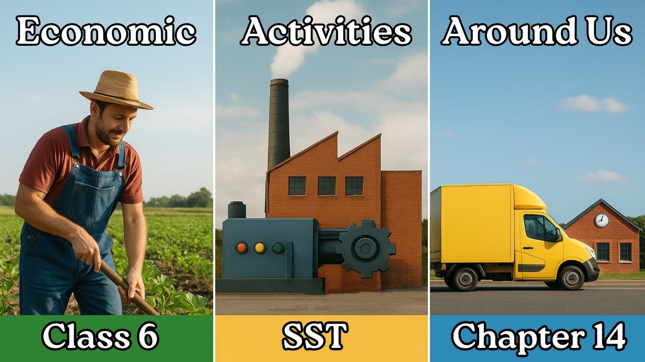 Economic Activities Around Us | Class 6 Social Science | Chapter 14 | Explained