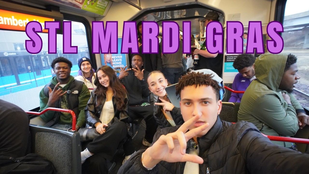 SPENT MARDI GRAS IN STL
