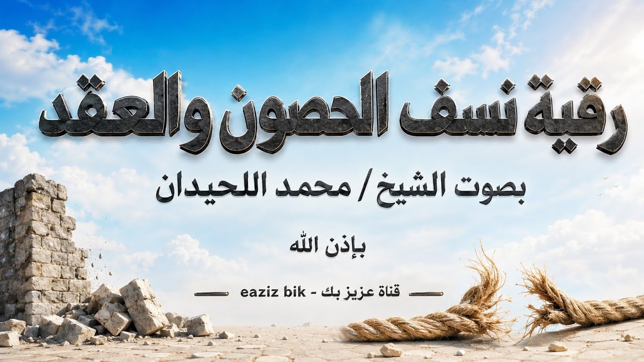 رقية نسف الحصون والعقد من سورة الحشر الاية (2) بصوت الشيخ محمد اللحيدان نافعة بَإذن اللــٌہ