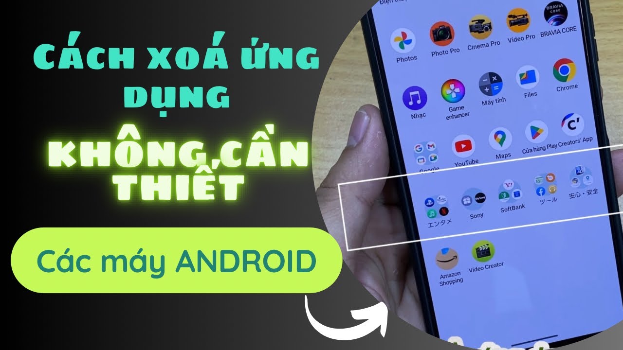 Cách xóa ứng dụng mặc định không cần thiết trên điện thoại Android