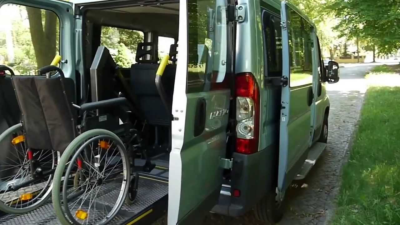 Autovermietung - Behindertengerechter Rollstuhltransporter Fiat Ducato