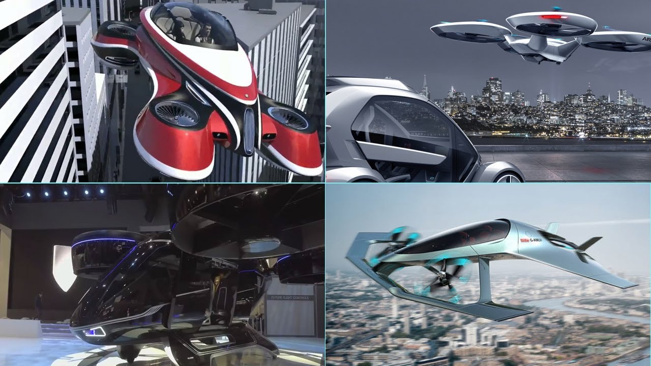 🚁Top 10 Futuristic Flying Cars going to Rule the Future | Flying Concept Cars