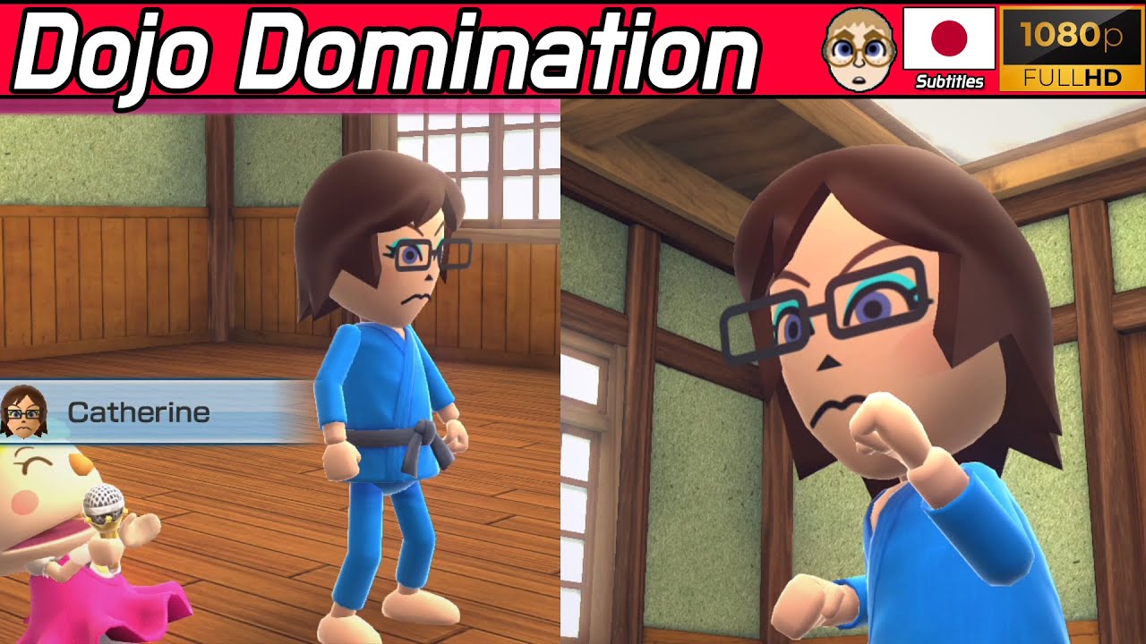 Wii Party U - Dojo Domination ( Standard Mode, Jp Sub ) Player Catherine