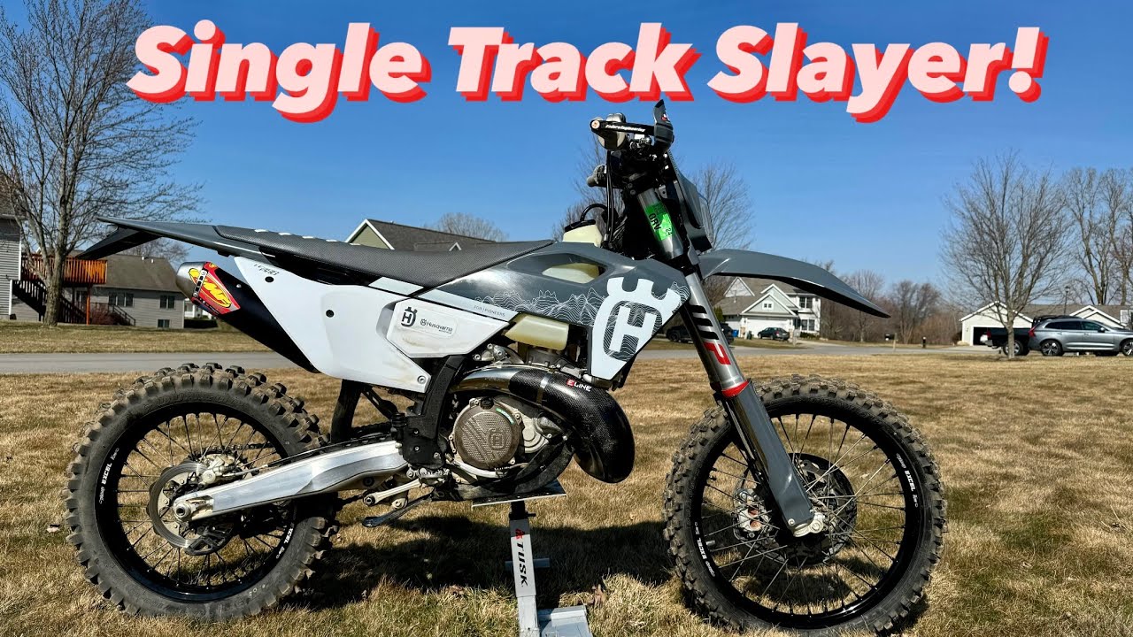 2024 Husqvarna TE 300 Pro on Michigan Single Track