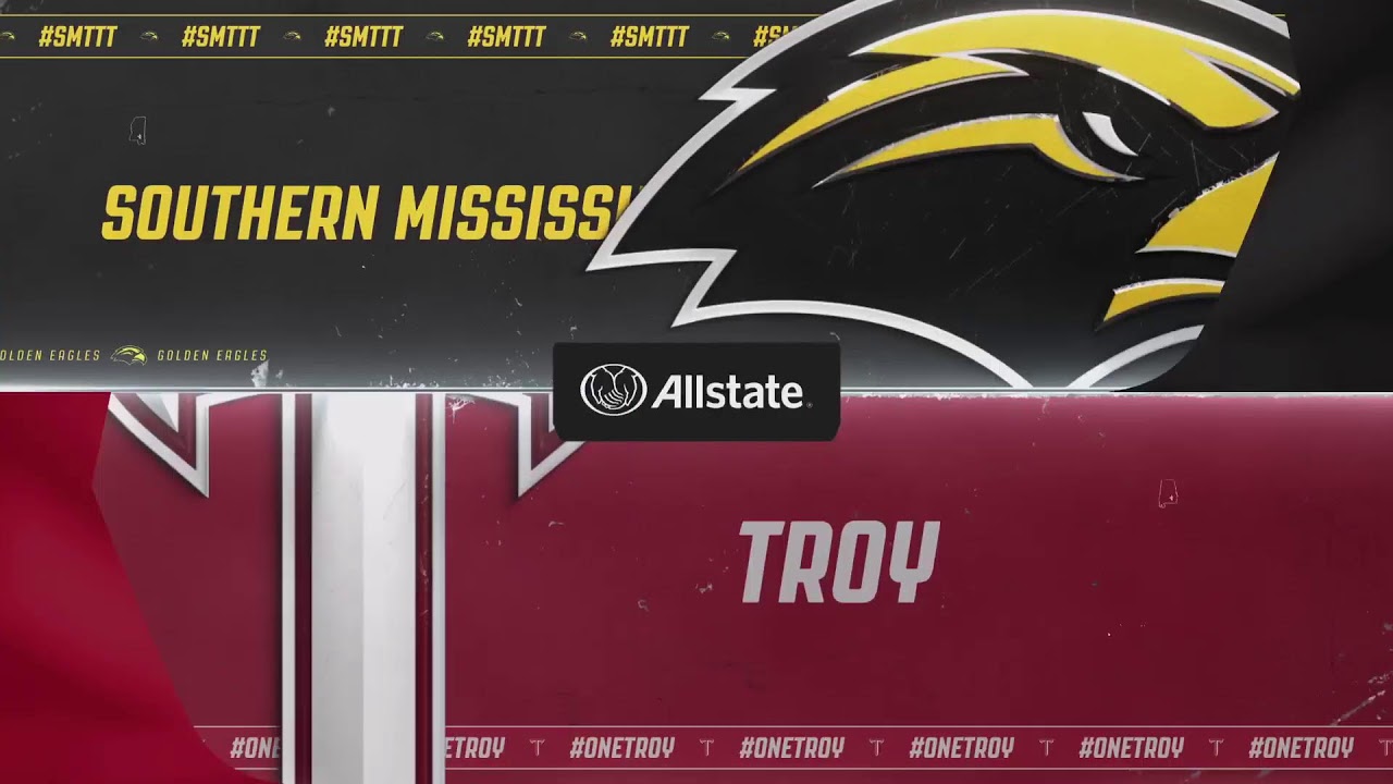 CFB26 GOI TCM Slow Sim Southern Mississippi Golden Eagles at Troy Trojans