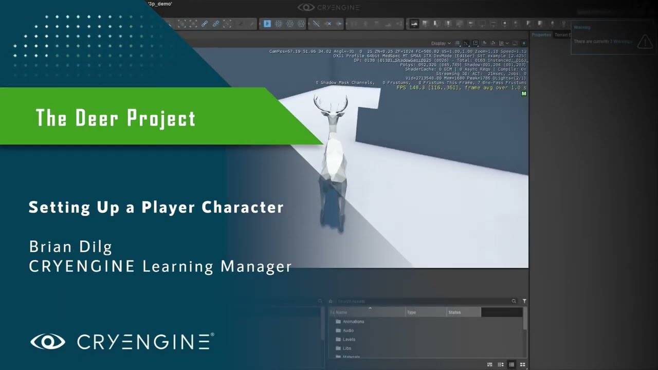 Настройка игрового персонажа в CRYENGINE [FBX]