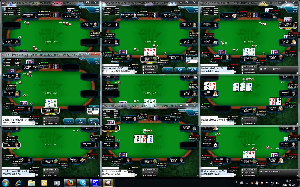 Sesja online 6+0.50$ Turbo 9os. by Marselius 2/7