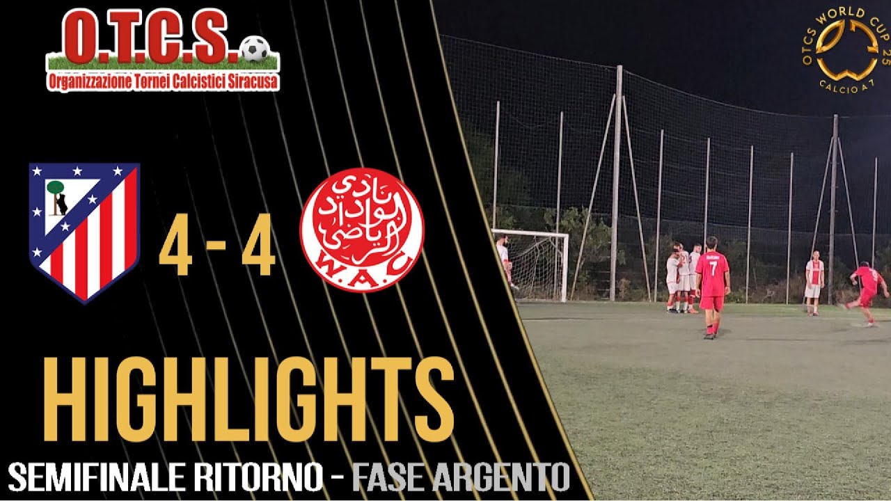 ATLETICO MADRID - WYDAD 4 - 4 : gol e highlights | SEMIFINALE RITORNO 𝗢𝗧𝗖𝗦 𝗪𝗼𝗿𝗹𝗱 𝗖𝘂𝗽 (C7) 2025