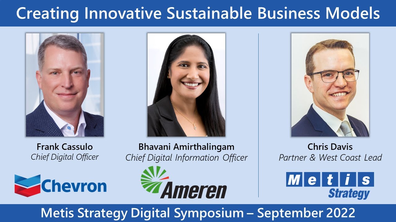 Creating Innovative Sustainable Business Models with Chevron and Ameren CDOs | Technovation 706