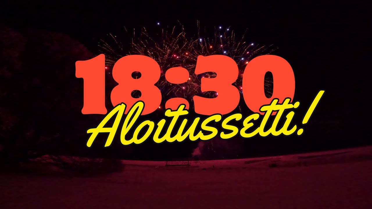Uudenvuoden aloitus klo 18.30 - 2023-2024 - Muutamia patoja